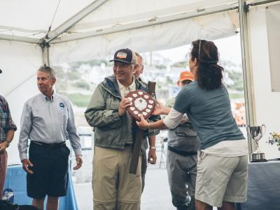 Robert Thong winning Kilchoman Shield for the Top Amateur